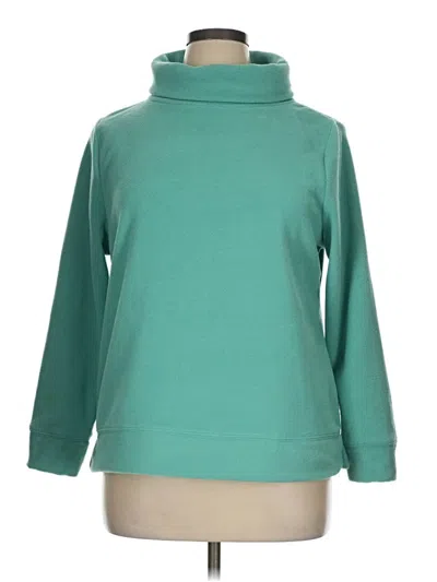 Pre-owned Talbots Outlet Turtleneck Sweater In Blue