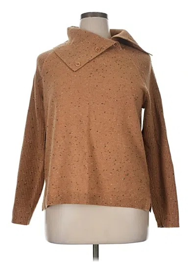 Pre-owned Talbots Outlet Turtleneck Sweater In Brown