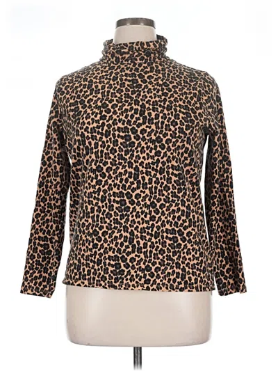 Pre-owned Talbots Outlet Turtleneck Sweater In Brown