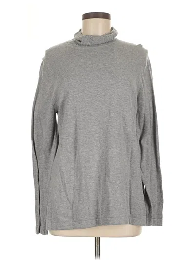 Pre-owned Talbots Outlet Turtleneck Sweater In Gray