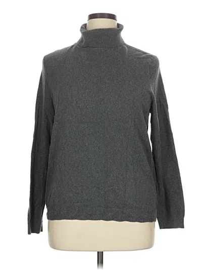 Pre-owned Talbots Outlet Turtleneck Sweater In Gray