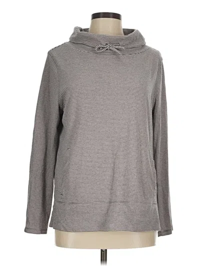 Pre-owned Talbots Outlet Turtleneck Sweater In Gray