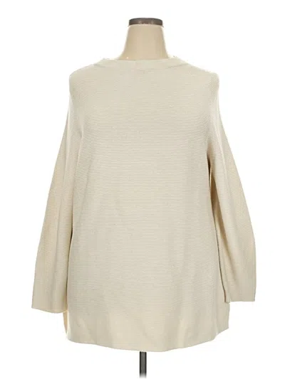 Pre-owned Talbots Outlet Turtleneck Sweater In Ivory
