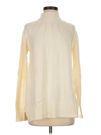 Pre-owned Talbots Outlet Turtleneck Sweater In Ivory