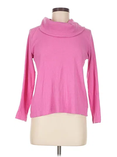 Pre-owned Talbots Outlet Turtleneck Sweater In Pink