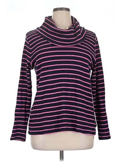 Pre-owned Talbots Outlet Turtleneck Sweater In Purple