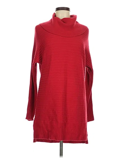 Pre-owned Talbots Outlet Turtleneck Sweater In Red