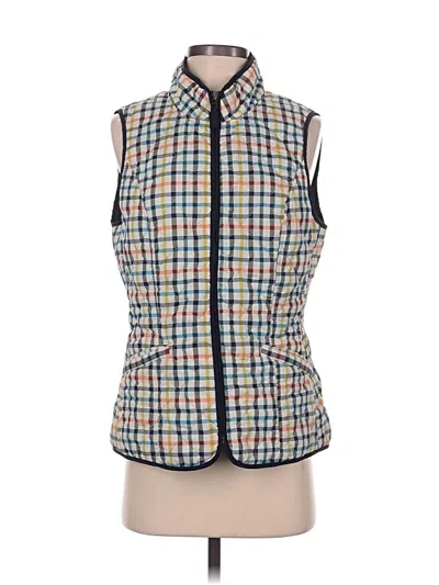 Pre-owned Talbots Outlet Vest In Blue