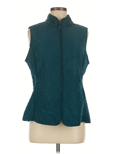Pre-owned Talbots Outlet Vest In Teal