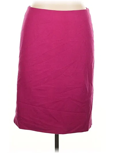 Pre-owned Talbots Outlet Wool Skirt In Purple