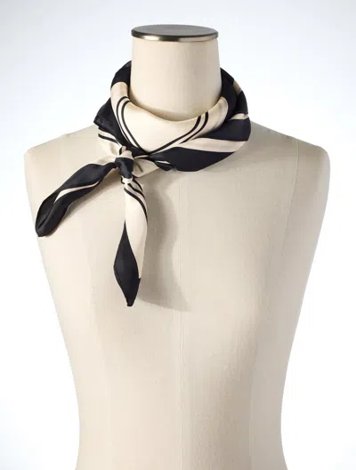 Talbots Paris Scenic Square Scarf - Ivory - 001