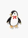 Talbots Penguin Brooch - Black/gold - 001  In Multi