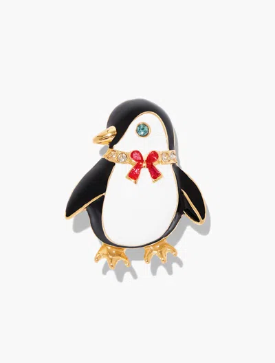 Talbots Penguin Brooch - Black/gold - 001  In Multi