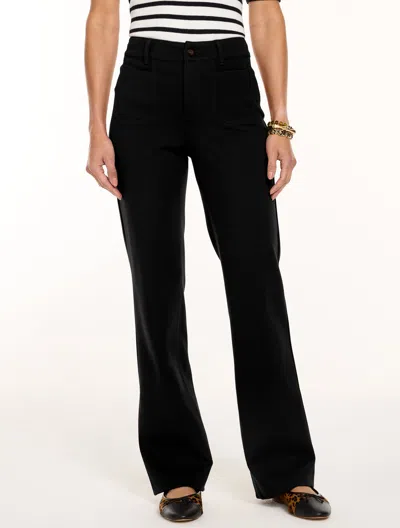 Talbots Perfect Ponte Bootcut Pants - Black - 2