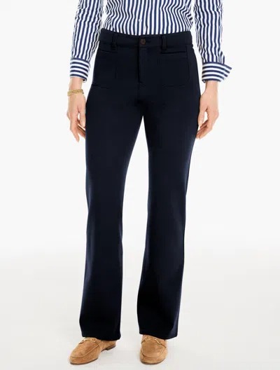 Talbots Perfect Ponte Bootcut Pants - Blue - 2