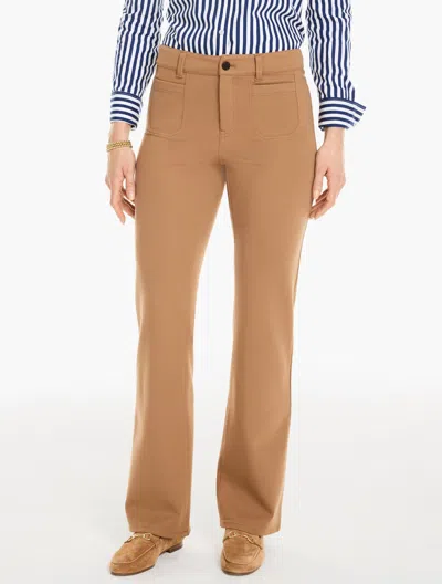 Talbots Perfect Ponte Bootcut Pants - Cafe Au Lait - 2