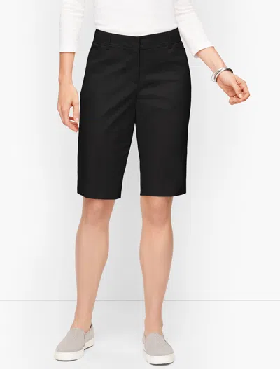 Talbots Perfect Shorts - 13" - Solid - Black - 2