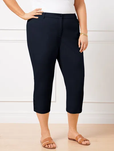Talbots Perfect Skimmers Pants - Solids - Curvy Fit - Blue - 22