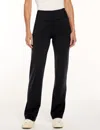 Talbots Performance Compression Straight Leg Pants - Black - Small  In Black