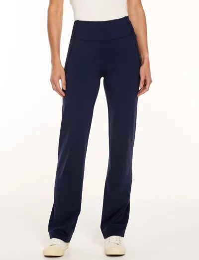 Talbots Performance Compression Straight Leg Pants - Blue - Xs