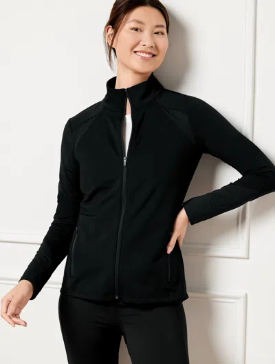 Talbots Performance Interlock Jacket - Black - Small