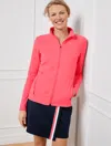 Talbots Performance Interlock Jacket - Lovely Coral - 3x