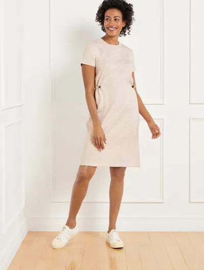 Talbots Petite - Airknit Stretch Bungee Waist Dress - Alabaster Heather - Xl
