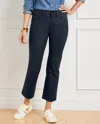 Talbots Petite - Coated Demi Boot Crop Ankle Jeans - Blue - 16