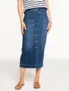 Talbots Petite - Denim Midi Skirt - Coronado Wash - 10