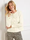Talbots Petite - Denim Popover Shirt Shirt - Light Ecru - Large - 100% Cotton  In Sand