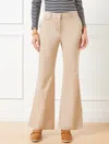 Talbots Petite - Flare Leg Twill Pants - Fawn - 12
