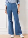 Talbots Petite - Flare Leg Twill Pants - Navy Blue Dusk - 16  In Navy Blue Dusk