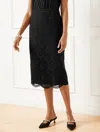 Talbots Petite - Floral Lace Pencil Skirt - Black - 10  In Black