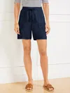 Talbots Petite - Flowy Pull-on Shorts - Blue - Xl