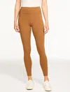 Talbots Petite - Out & About Essential Leggings - Toffee Brown - Xl
