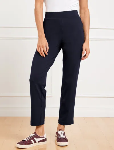 Talbots Petite - Out & About Straight Leg Pants - Blue - Xl