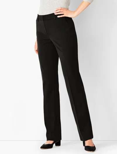 Talbots Petite - Refined Bi-stretch Barely Boot Pants - Black - 4