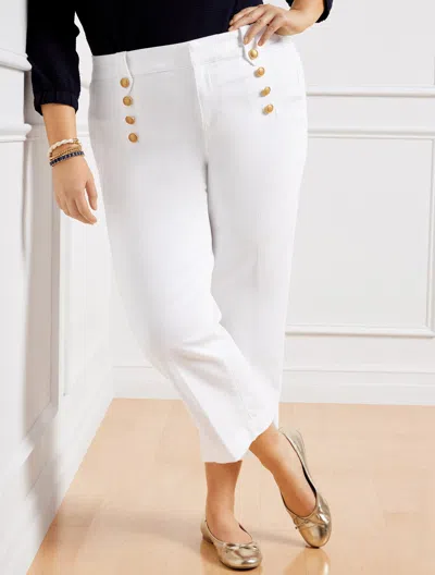 Talbots Sailor Jeans - Solid - White - 22