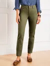 Talbots Petite - Slim Ankle Jeans - Curvy Fit - Burnt Olive - 12