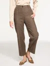 Talbots Petite - Slim Wide Leg Ankle Pants - Donegal - Brown - 10