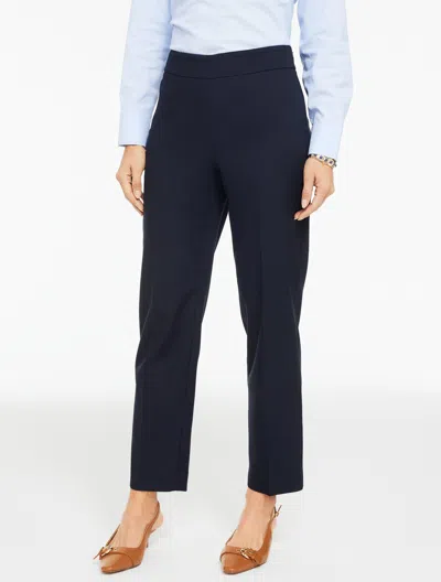 Talbots Petite - Straight Ankle Twill Pants - Blue - 16