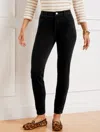 Talbots Petite - Stretch Corduroy Jeggings Pants - Solids - Curvy Fit - Blue - 16  In Black