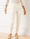 Talbots Petite - Stretch Corduroy Jeggings Pants - Solids - Curvy Fit - Ivory - 10