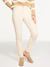 Talbots Petite - Stretch Corduroy Leggings - Ivory - 8  In White