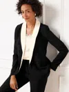 Talbots Stretch Crepe Blazer - Black - 20