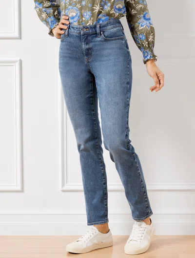 Talbots Petite - Studded Slim Ankle Jeans - Morgan Wash - 12