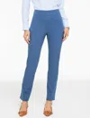 Talbots Petite -  Chatham Cotton Bi-stretch Slim Ankle Pants - Solid - Navy Blue Dusk - 16