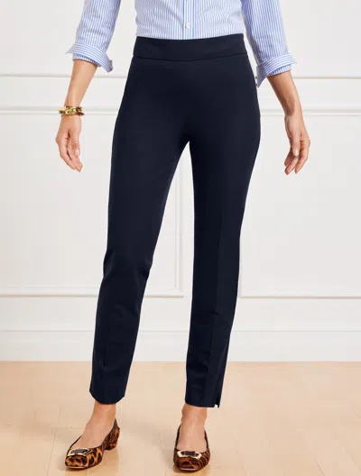 Talbots Petite -  Chatham Ankle Pants - Curvy Fit - Blue - 16