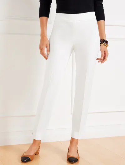 Talbots Petite -  Chatham Ankle Pants - Solid - White - 10
