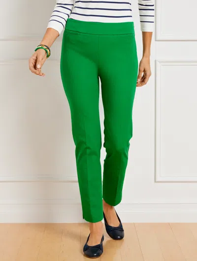 Talbots Petite -  Chatham Ankle Pants - Spring Leaves - 10